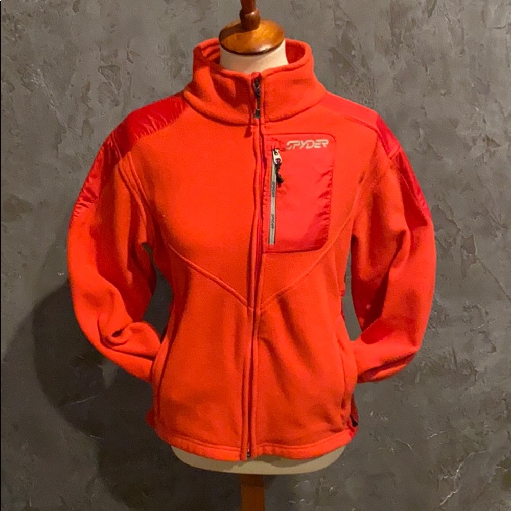 Spyder zip up fleece. Wmns small. Excellent con